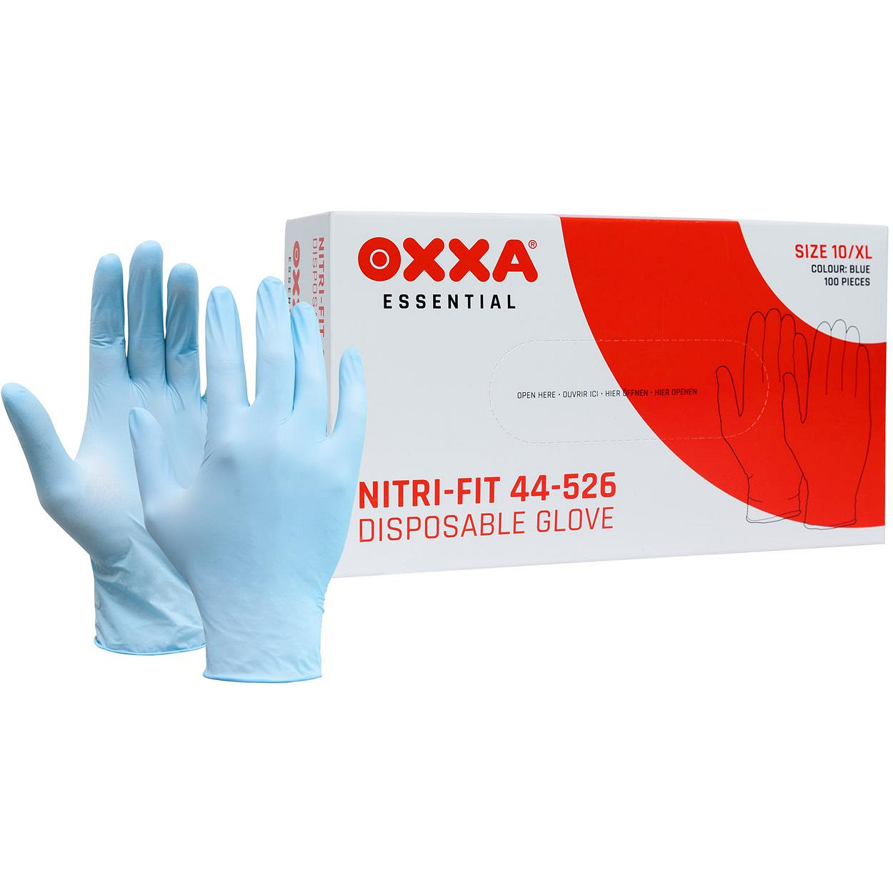 Nitri-Fit nitril handschoenen blauw 100 stuks